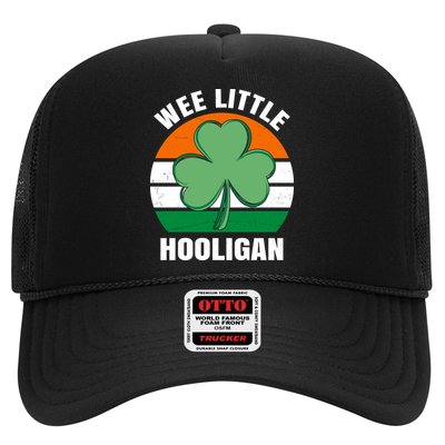 Wee Little Hooligan St Patricks Day Clover Trucker Hat