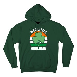 Wee Little Hooligan St Patricks Day Clover Hoodie