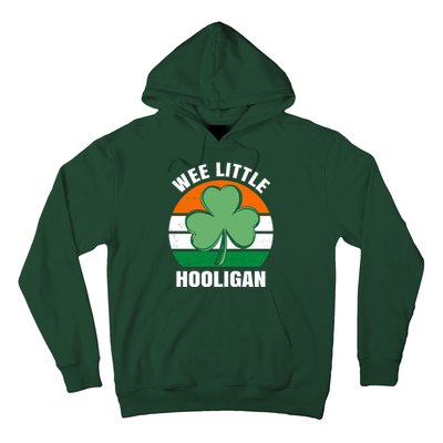 Wee Little Hooligan St Patricks Day Clover Hoodie