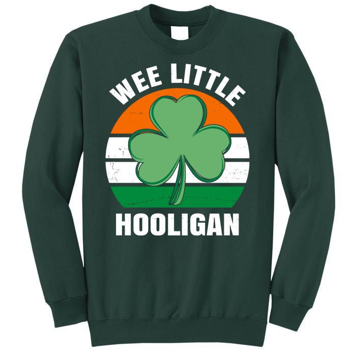 Wee Little Hooligan St Patricks Day Clover Sweatshirt