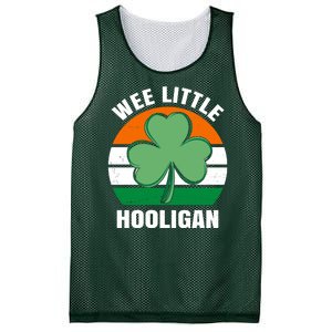 Wee Little Hooligan St Patricks Day Clover Mesh Reversible Basketball Jersey Tank