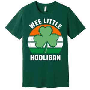 Wee Little Hooligan St Patricks Day Clover Premium T-Shirt