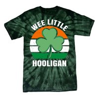 Wee Little Hooligan St Patricks Day Clover Tie-Dye T-Shirt