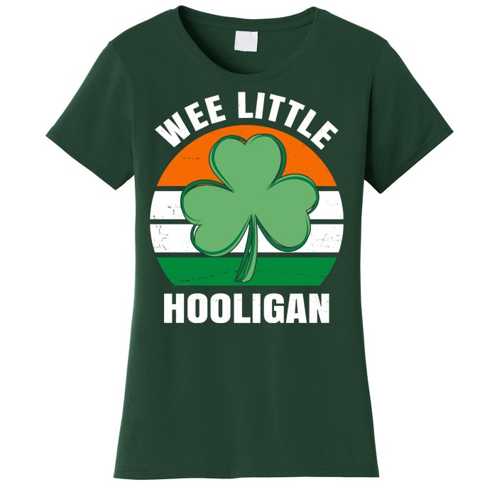 Wee Little Hooligan St Patricks Day Clover Women's T-Shirt