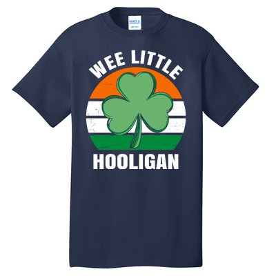 Wee Little Hooligan St Patricks Day Clover Tall T-Shirt