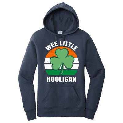 Wee Little Hooligan St Patricks Day Clover Women's Pullover Hoodie