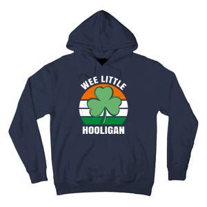 Wee Little Hooligan St Patricks Day Clover Tall Hoodie