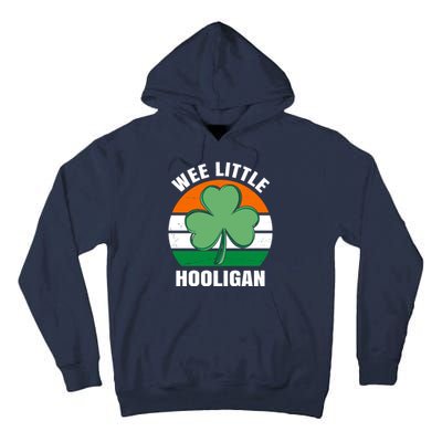 Wee Little Hooligan St Patricks Day Clover Tall Hoodie