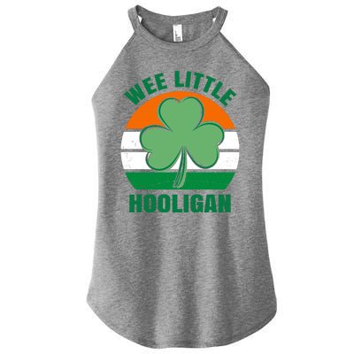 Wee Little Hooligan St Patricks Day Clover Women’s Perfect Tri Rocker Tank