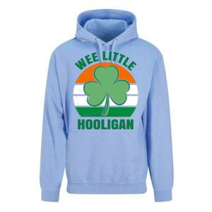 Wee Little Hooligan St Patricks Day Clover Unisex Surf Hoodie