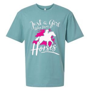 Who Loves Horses Riding Equestrian Sueded Cloud Jersey T-Shirt