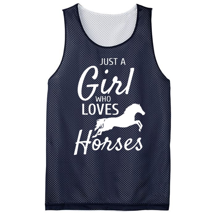 Who Loves Horses Riding Gifts Horse Lover Mesh Reversible Basketball Jersey Tank