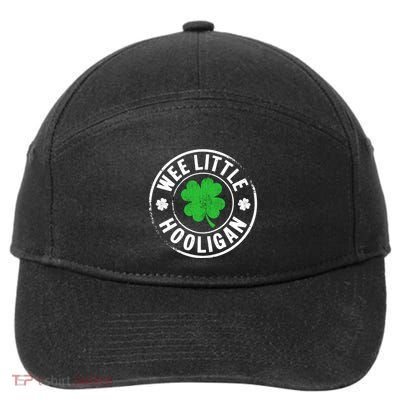Wee Little Hooligan St Patricks Day Funny Gift 7-Panel Snapback Hat