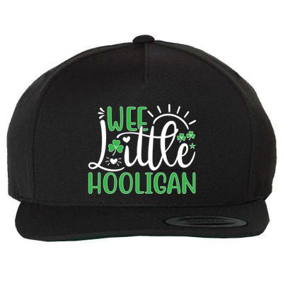 Wee Little Hooligan Funny St PatrickS Day Great Gift Wool Snapback Cap