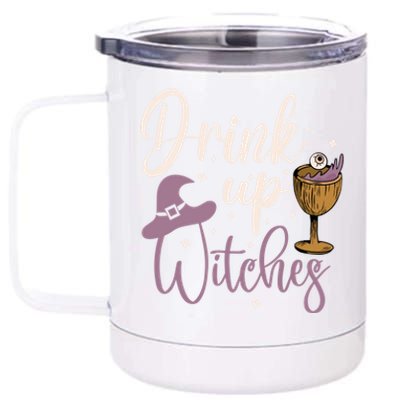 Wine Lover Halloween Witch Ing Costume Up Witches Meaningful Gift 12 oz Stainless Steel Tumbler Cup