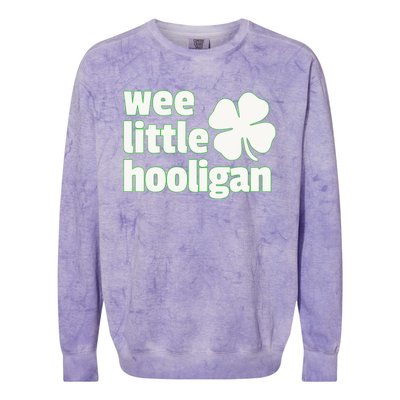 WEE LITTLE HOOLIGAN St. Patrick's Day Boy Girl Colorblast Crewneck Sweatshirt