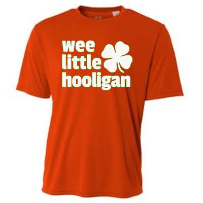 WEE LITTLE HOOLIGAN St. Patrick's Day Boy Girl Cooling Performance Crew T-Shirt