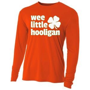 WEE LITTLE HOOLIGAN St. Patrick's Day Boy Girl Cooling Performance Long Sleeve Crew