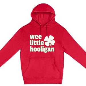 WEE LITTLE HOOLIGAN St. Patrick's Day Boy Girl Premium Pullover Hoodie