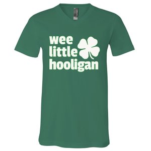 WEE LITTLE HOOLIGAN St. Patrick's Day Boy Girl V-Neck T-Shirt