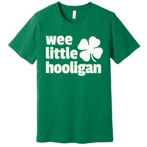 WEE LITTLE HOOLIGAN St. Patrick's Day Boy Girl Premium T-Shirt