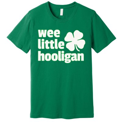 WEE LITTLE HOOLIGAN St. Patrick's Day Boy Girl Premium T-Shirt