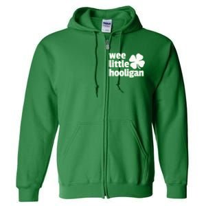 WEE LITTLE HOOLIGAN St. Patrick's Day Boy Girl Full Zip Hoodie