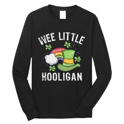 Wee Little Hooligan Saint Patrick's Day Funny Long Sleeve Shirt