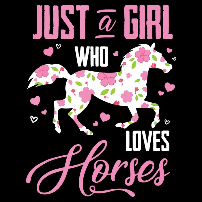 Who Loves Horses Floral Horse Equestrian Quote Impact Tech Backpack