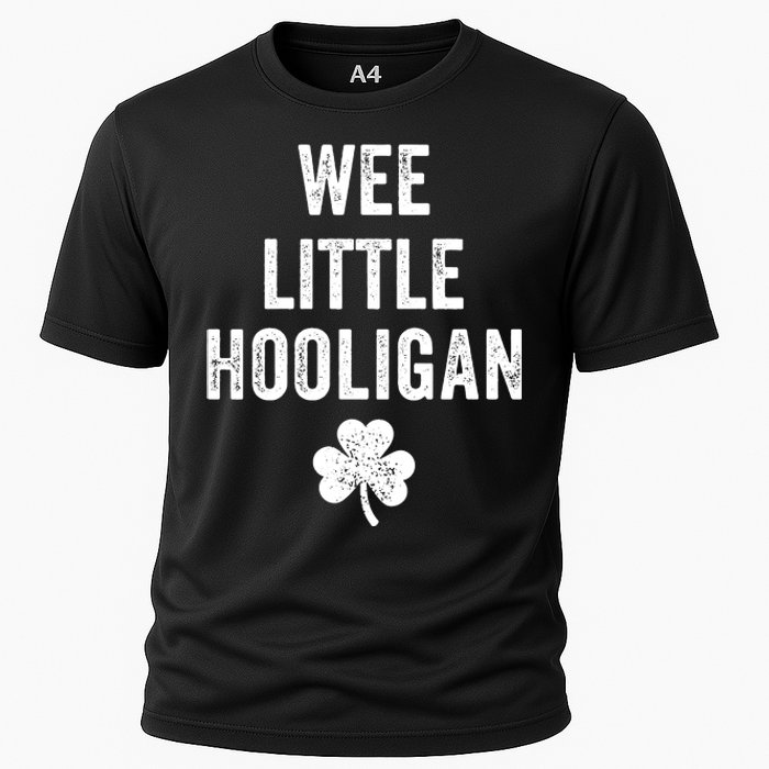 Wee Little Hooligan St Patricks Day Irish Baby Cooling Performance Crew T-Shirt