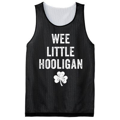 Wee Little Hooligan St Patricks Day Irish Baby Mesh Reversible Basketball Jersey Tank