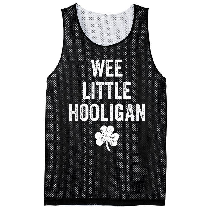 Wee Little Hooligan St Patricks Day Irish Baby Mesh Reversible Basketball Jersey Tank