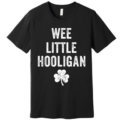 Wee Little Hooligan St Patricks Day Irish Baby Premium T-Shirt