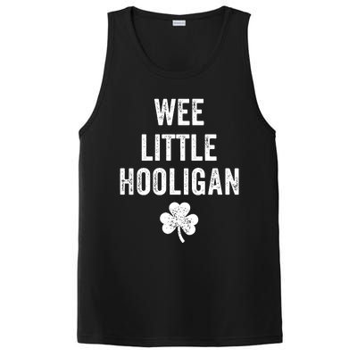 Wee Little Hooligan St Patricks Day Irish Baby PosiCharge Competitor Tank