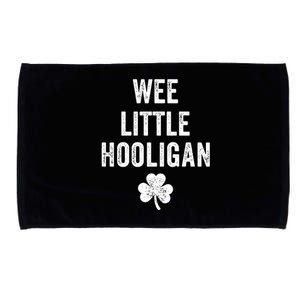 Wee Little Hooligan St Patricks Day Irish Baby Microfiber Hand Towel