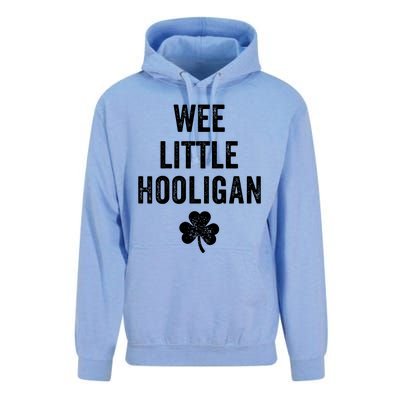 Wee Little Hooligan St Patricks Day Irish Baby Unisex Surf Hoodie