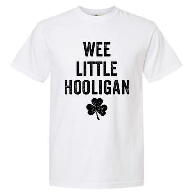 Wee Little Hooligan St Patricks Day Irish Baby Garment-Dyed Heavyweight T-Shirt