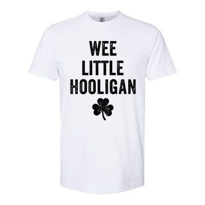 Wee Little Hooligan St Patricks Day Irish Baby Softstyle CVC T-Shirt