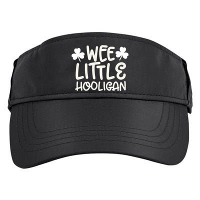 Wee Little Hooligan Happy Saint Patrick Day Gifts Adult Drive Performance Visor