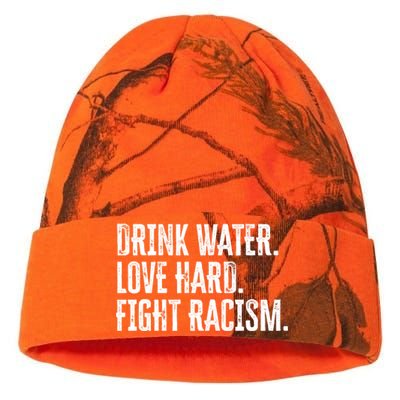 Water Love Hard Fight Racism Antigiftracism Great Gift Kati Licensed 12" Camo Beanie