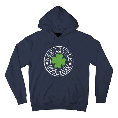 Wee Little Hooligan Funny Clovers Teen St Patrick's Day Hoodie