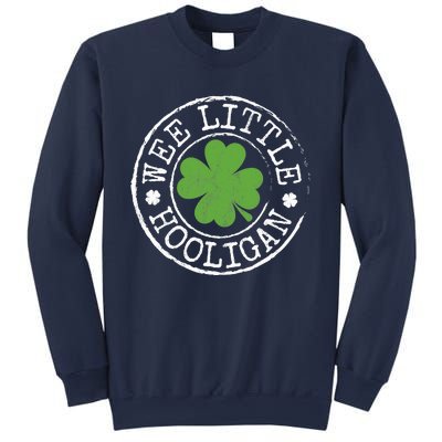 Wee Little Hooligan Funny Clovers Teen St Patrick's Day Sweatshirt