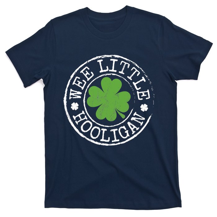 Wee Little Hooligan Funny Clovers Teen St Patrick's Day T-Shirt