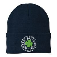 Wee Little Hooligan Funny Clovers Teen St Patrick's Day Knit Cap Winter Beanie