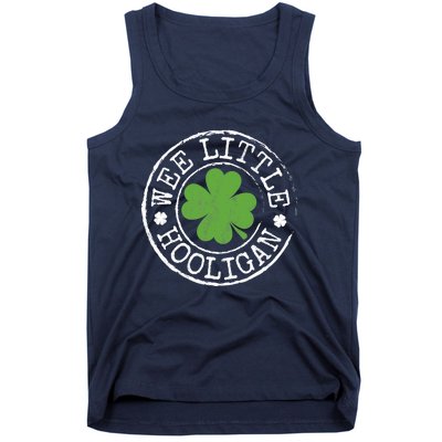 Wee Little Hooligan Funny Clovers Teen St Patrick's Day Tank Top