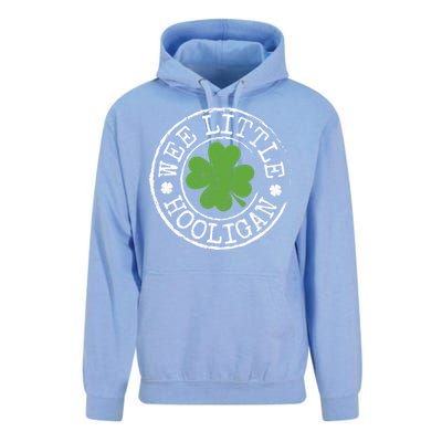 Wee Little Hooligan Funny Clovers Teen St Patrick's Day Unisex Surf Hoodie