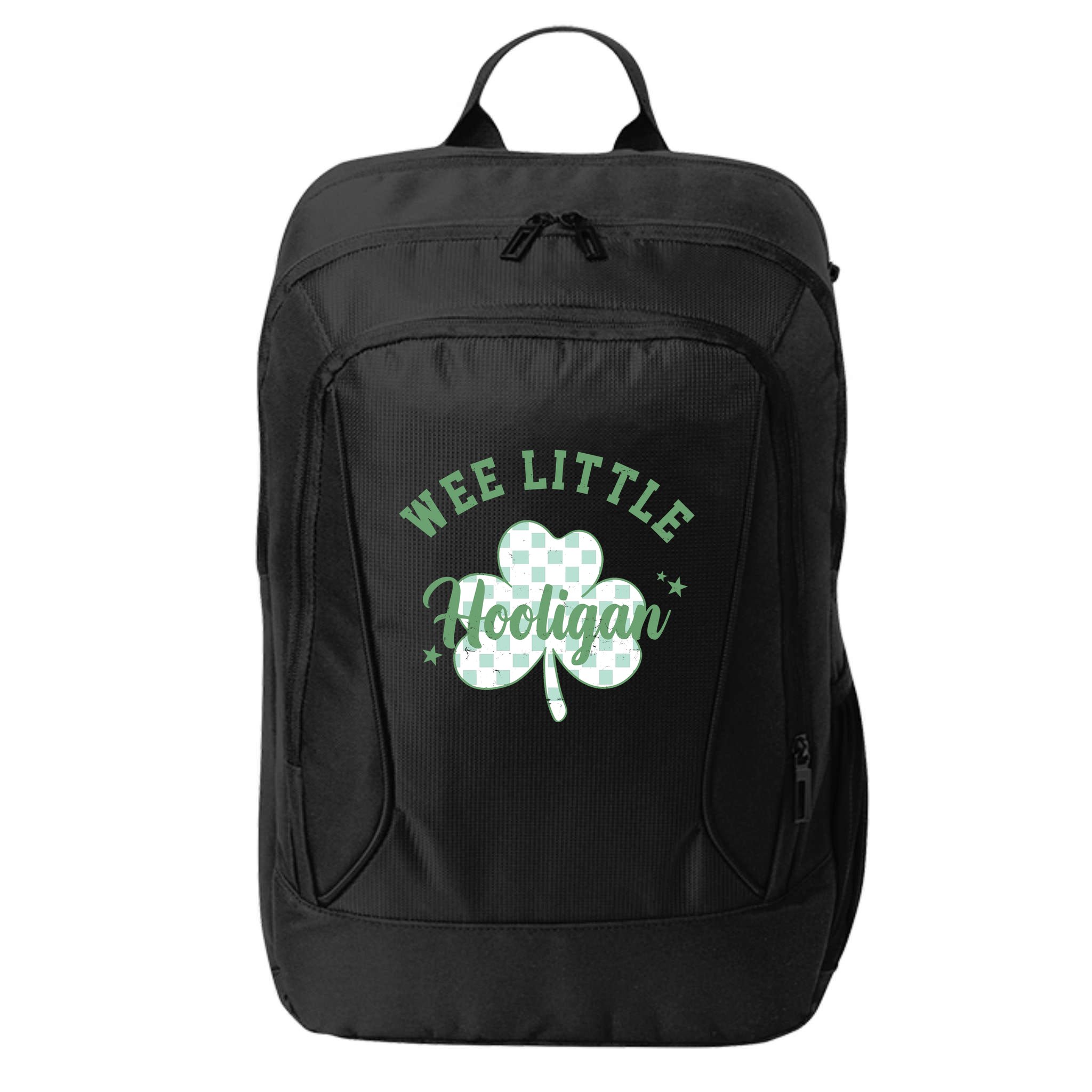 Wee Little Hooligan St Patricks Day Vintage City Backpack