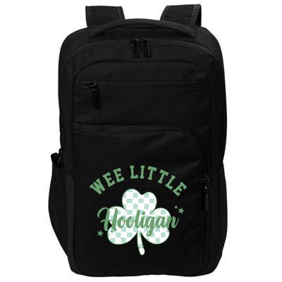 Wee Little Hooligan St Patricks Day Vintage Impact Tech Backpack