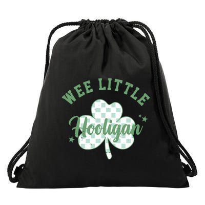 Wee Little Hooligan St Patricks Day Vintage Drawstring Bag