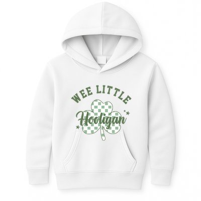 Wee Little Hooligan St Patricks Day Vintage Kids Hoodie